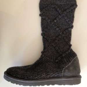UGG Cardigan Classic Tall Knit Sweater Boots